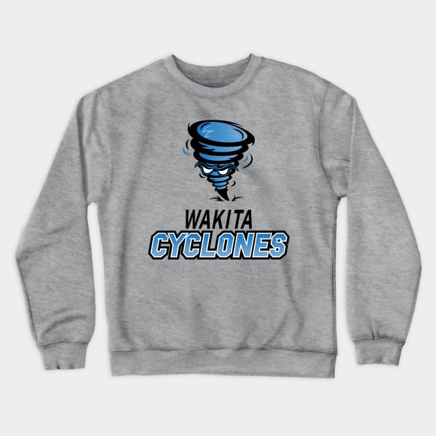 Wakita Cyclones Crewneck Sweatshirt by SchaubDesign